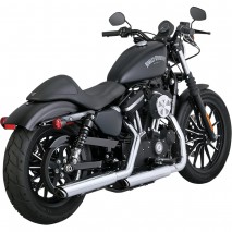 Chromovaný výfuk TWIN SLASH 3-INCH SLIP-ONS Harley-Davidson