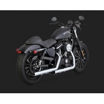 Chromovaný Vance & Hines výfuk STRAIGHTSHOTS HS SLIP-ONS Harley-Davidson