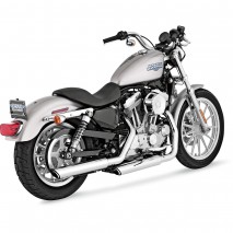Chromované koncovky výfuku TWIN SLASH 3″ Harley Davidson