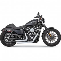 Chromované výfuky SHORTSHOTS STAGGERED Harley-Davidson
