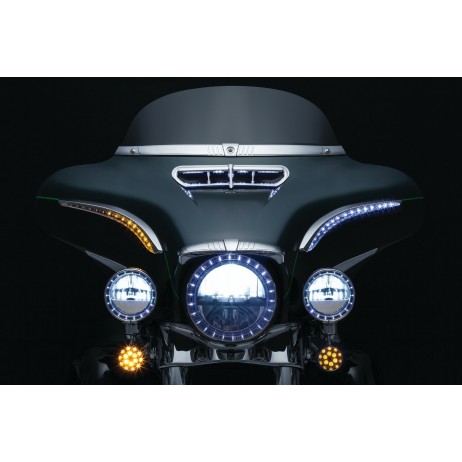 LED lišty na přední masku Harley-Davidson
