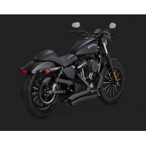 Černý Vance & Hines výfuk BIG RADIUS 2-INTO-2 Harley-Davidson