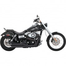 Vance & Hines Výfuky TWIN SLASH 3″ SLIP-ONS BLACK Harley Davidson