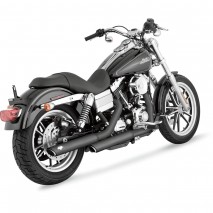 Vance & Hines výfuk TWIN SLASH 3″ SLIP-ONS BLACK Harley-Davidson