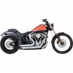 Chromovaný Vance & Hines výfuk SHORTSHOTS STAGGERED pro Harley-Davidson