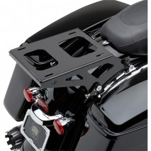 Lesklý černý nosič pro horní kufry Harley-Davidson