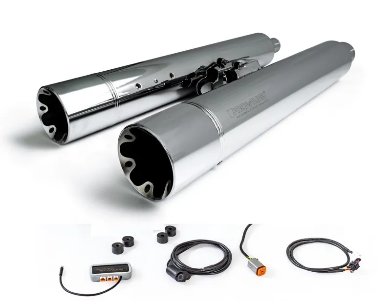 Koncovky výfuků Ø 102 mm s možností regulace zvuku - CHROM