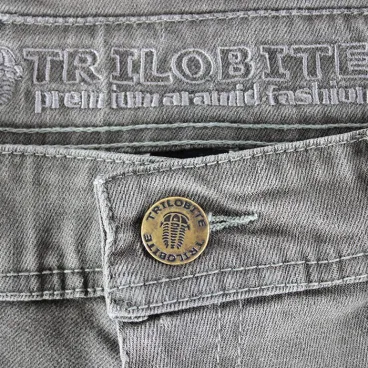 Trilobite - Dámské kevlarové motocyklové kalhoty Parado 661 - šedé