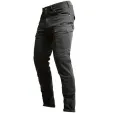 John Doe - Pánské kevlarové motocyklové kalhoty DEFENDER MONO - černé - velikost 31/30