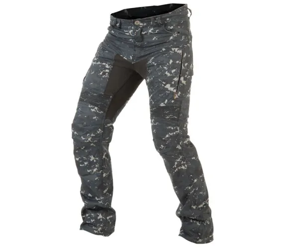 Trilobite - Pánské motocyklové kalhoty Regular FIT z kevlaru Parado 661 - Kamufláž
