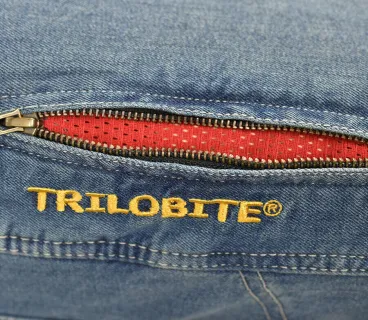 Trilobite - Pánské motocyklové kalhoty Regular FIT z kevlaru Parado 661 - modré