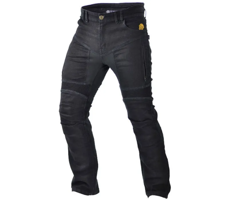 Trilobite - Pánské motocyklové kalhoty Regular FIT z kevlaru parado 661 - černé