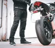 Trilobite - Pánské motocyklové kalhoty Regular FIT z kevlaru parado 661 - černé