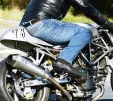 Trilobite - Slim FIT Prodloužené pánské motocyklové kalhoty z kevlaru parado 661 - modré Trilobite - Slim FIT Prodloužené pánské motocyklové kalhoty z kevlaru parado 661 - modré