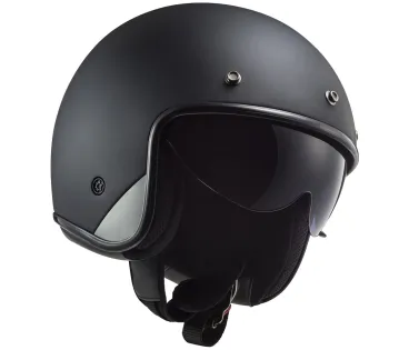 LS2 - Otevřená motocyklová helma OF601 BOB II SOLID černá matná