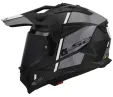 LS2 - Enduro / MX helma pro motocykly MX702 PIONEER II HILL MATT BLACK WHITE-06