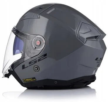 LS2 - Motocyklová přilba s otevřeným obličejem OF603 INFINITY II SOLID NARDO GREY-06