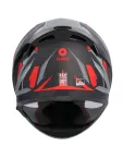 Shiro - Katana sharp integrated - uzavřená motocyklová helma - metalická šedá
