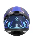 Shiro - Katana sharp integrated - uzavřená motocyklová helma - matná modrá