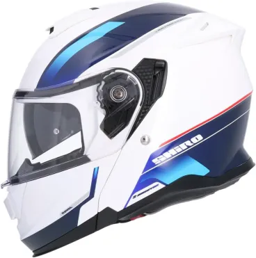 Shiro - Discover sklopná motocyklová helma - metalická modrá