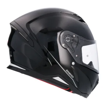 Shiro - Integrovaná motocyklová helma Hunter - lesklá černá