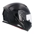 Shiro - Integrovaná motocyklová helma Hunter - lesklá černá