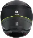 Shiro - Sklopní motocyklova helma - matná černá - zelená