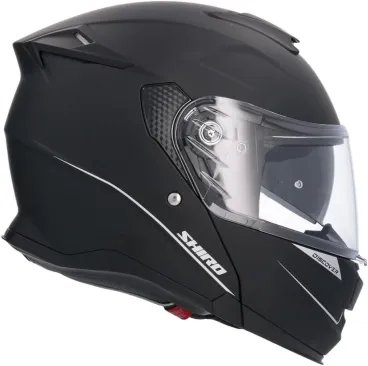 Shiro – Objevte sklopnou motocyklovou helmu – matná černá