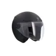 Shiro - Kyoto Otevřená přilba na motocykl/skútr - matná černá