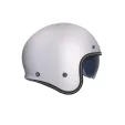 Shiro – retro otevřená motocyklová helma Dallas – matná stříbrná Shiro – retro otevřená motocyklová helma Dallas – matná stříbrná