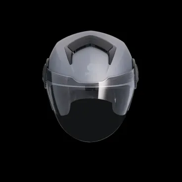 Shiro - Athény otevřená motocyklová helma - matný titan