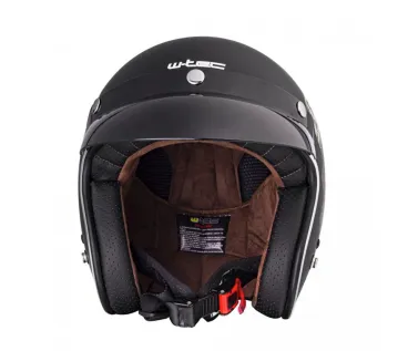 W-TEC V541 BLACK HEART PISTON SKULL otevřená motocyklová helma