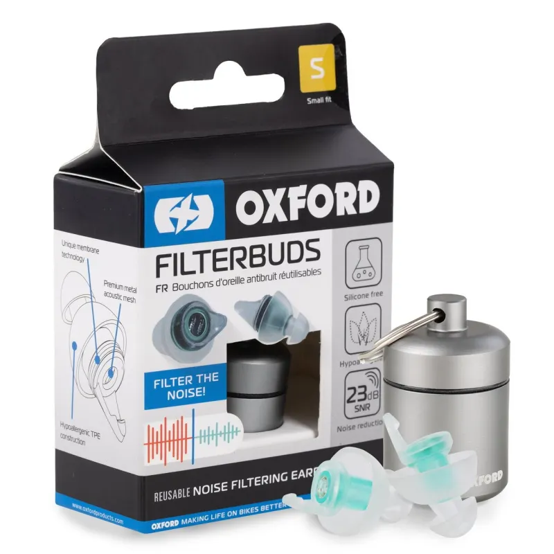 OXFORD FILTERBUDS MALÉ CHRÁNIČE SLUCHU OXFORD FILTERBUDS MALÉ CHRÁNIČE SLUCHU