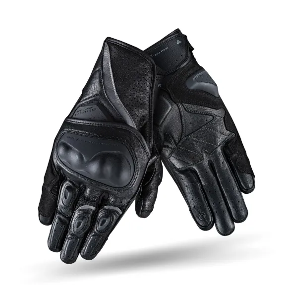 Shima Spark 2.0 – pánské kožené motocyklové rukavice – černé