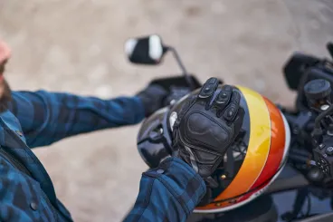 Shima Spark 2.0 – pánské kožené motocyklové rukavice – černé
