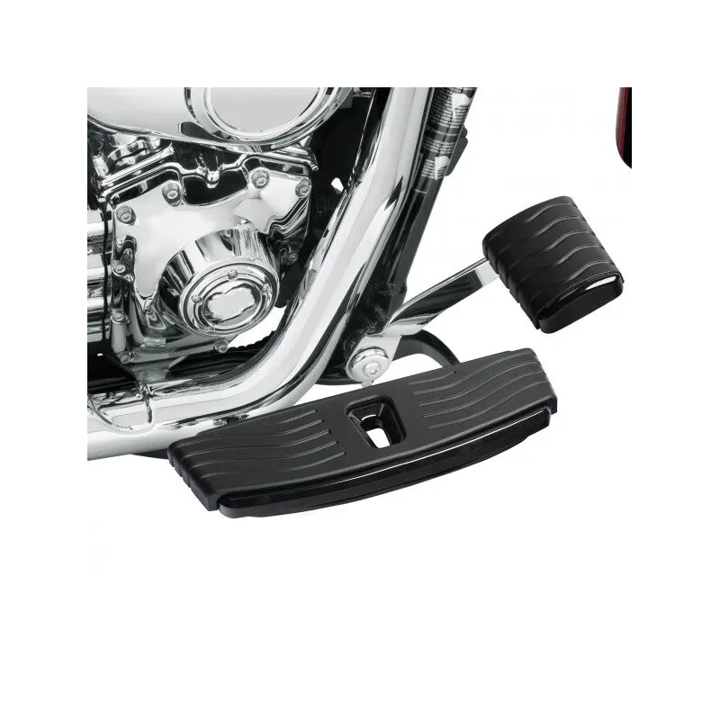 Stupačky / desky řidiče pro Harley-Davidson Touring, Softail, Trike 1986–2020 – černé