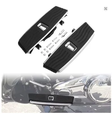 Stupačky / desky pro řidiče pro Harley-Davidson Touring, Softail, Trike 1986–2020 – chromované