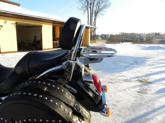 Zadní nosič zavazadel pro originální opěradlo pro Kawasaki VN2000