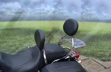 MOTON - Opěrka řidiče s regulací sklonu pro HARLEY DAVIDSON ROAD KING 1600/1700
