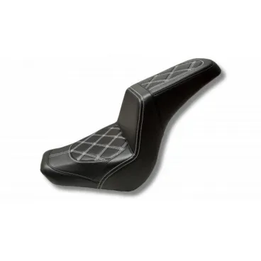 MurNox - Kožené dvoudílné sedátko pro Harley Davidson Softail / Street Bob 2018-2023