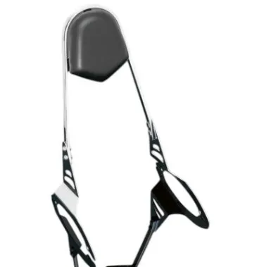 Wide - Chromovaná opěrka spolujezdce pro Kawasaki Vulcan VN900 Custom / Classic