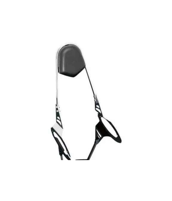 Wide - Chromovaná opěrka spolujezdce pro Kawasaki Vulcan VN900 Custom / Classic