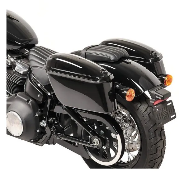 Univerzální plastové boční kufry pro motocykly, uzamykatelné - 2ks (pár), černé