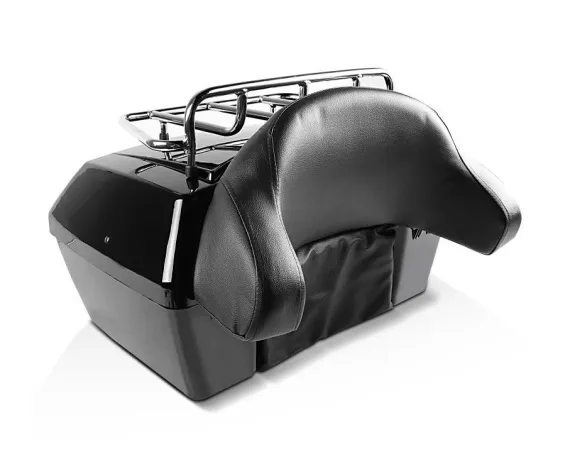 Zadní plastový kufr s nosičem a opěrkou spolujezdce