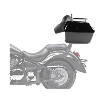 Zadní plastový kufr s nosičem a opěrkou spolujezdce