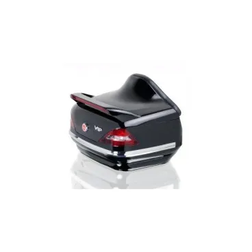 Zadní plastový kufr s osvětlením a opěrkou spolujezdce pro motocykly