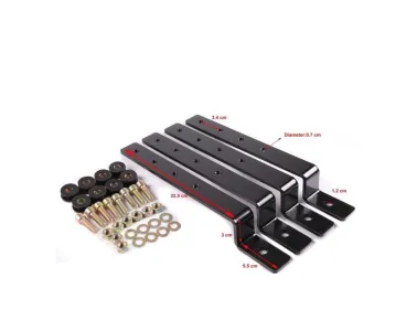 Univerzální plastové boční kufry se směrovkami pro motocykly, uzamykatelné - 2ks (pár), černé