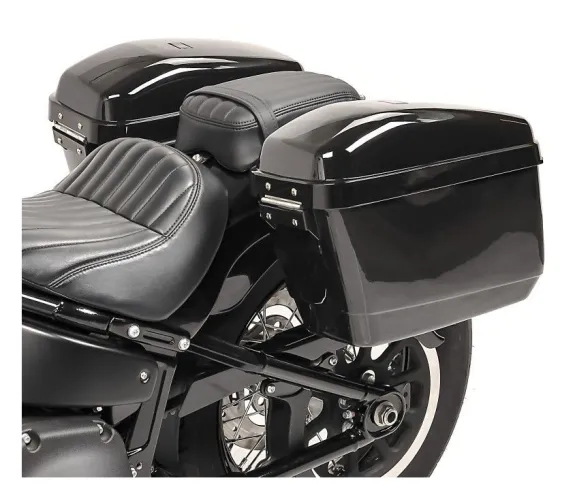 Univerzálni plastové boční kufry pro motocykle, uzamykatelný - 2ks (pár), černé