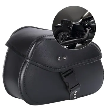 Kožené boční brašny na chopper / motocykl - pár