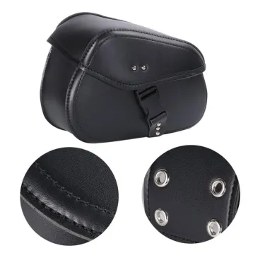 Kožené boční brašny na chopper / motocykl - pár